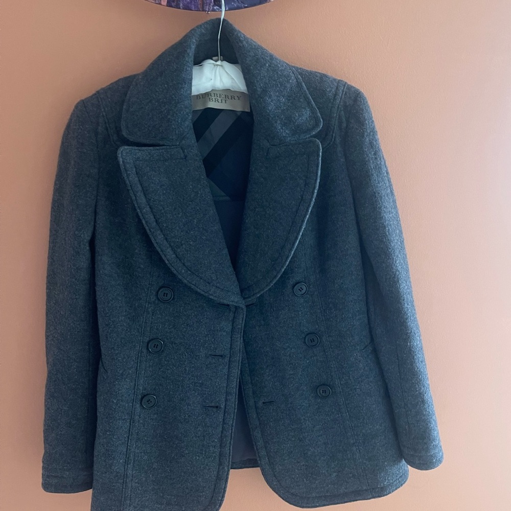 Burberry Brit wool pea coat - Picture 2 of 6